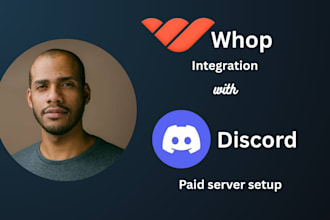 setup a paid discord server with whop integration