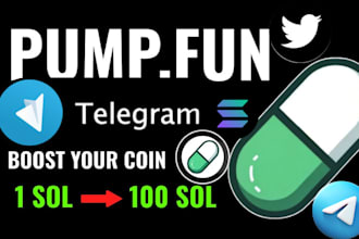 pump solana memecoin promotion cto telegram crypto promotion memecoin marketing