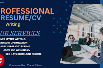 craft job winning, ats optimized resumes that get you hired