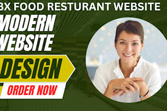 restaurant website food catering website food cafe website food truck website
