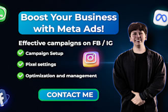 set up and manage facebook and instagram meta ads campaigns