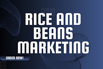 do rice and beans cook book promotion