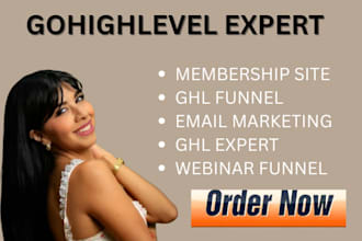 do gohighlevel webinar funnel gohighlevel email marketing ghl membership site