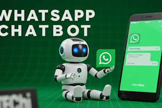 develop whatsapp business API setup and build whatsapp chatbots automation