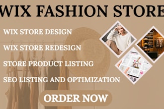 create a custom wix fashion store with seamless shopping experience