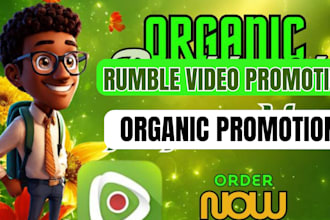 skyrocket organic rumble channel promotion USA youtube video promotion and SEO
