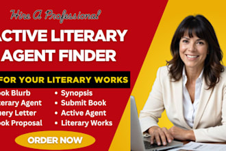find top literary agent for your book manuscript, write synopsis, query letter
