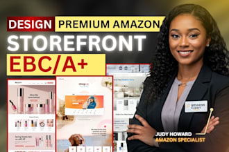create amazon storefront design and amazon brand store for fba and pl