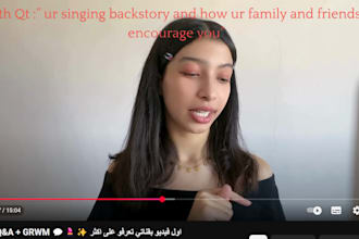 do manual translation in arabic, and english
