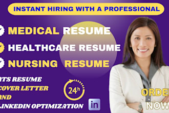 create a professional healthcare resume, optimize your linkedin profile