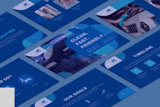 design powerpoint presentation, google slides, powerpoint template or pitch deck