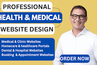 design, redesign medical, healthcare, doctor, dental wordpress website