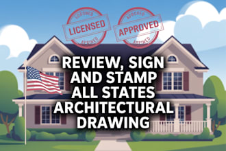 pe stamp architecture drawing engineering drawing floor plan USA city permit