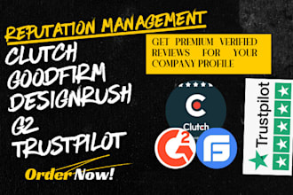 do clutch website g2 goodfirm designrush gmb reputation management