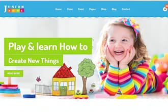 build sqaurespace preschool website daycare website kindergarten website