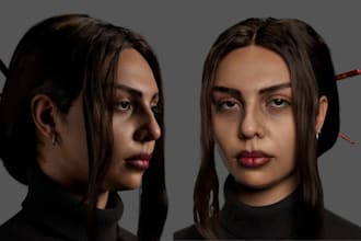 3d photorealistic character modelling 3d metahuman character 3d hyper realistic