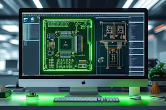 design professional pcb layout circuit schematic 3d model  gerber file in altium