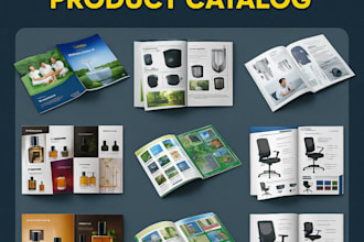 design product catalog, sell sheet, lookbook, catalogue, magazine design