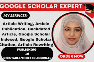 backdate write,rewrite and article publication google scholar reputable journal
