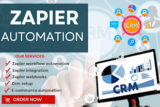 automate your workflows with zapier automation, api integration, zapier expert