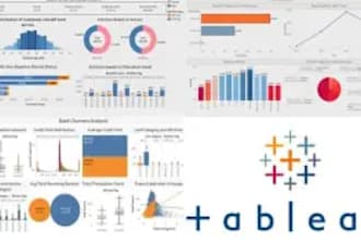 build interactive tableau dashboard, expert data visualization