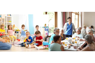 write group home, business plan, get private pay client, and daycare curriculum