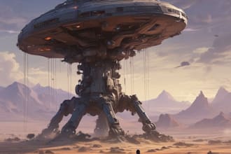 create a unique sci fi book cover