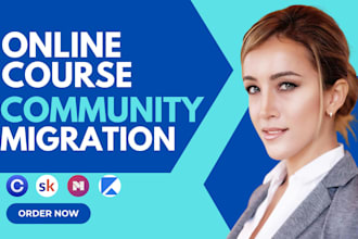 migrate online community from kajabi, notion, teachable to skool, circle so
