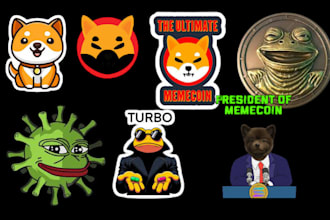 create animated telegram crypto sticker pack meme coin sticker animated gifs
