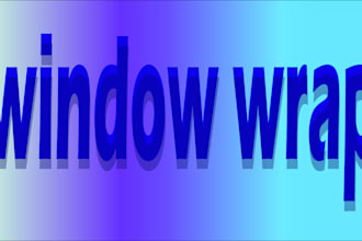 make window graphics,storefront wraps and window decals