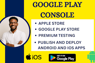 develop and publish android ios apps on google play store