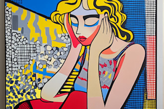 draw your photo into amazing pop art roy lichtenstein