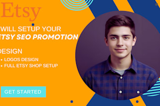 setup full etsy shop, seo, promotion i will design graphics