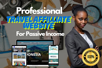 wix travel website design wix redesign travel affiliate website passive income