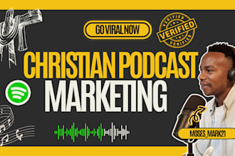 promote and advertise your christian podcast on my network to real audience