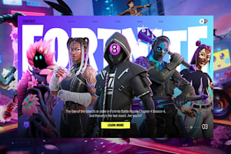 build responsive gaming website, sport tournament platform or arcade game web