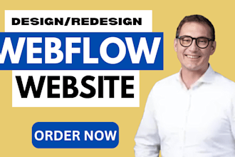 design, redesign or develop webflow website, webflow expert, figma to webflow