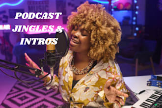 produce podcast jingle podcastlist into and outro radio jingle theme song parody