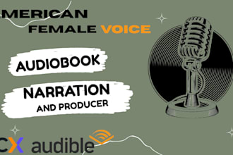 narrate record a deep female voice for your audiobook to act standards