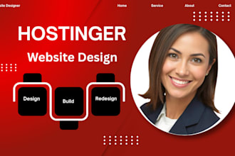 design redesign or build your hostinger wordpress website or ecommerce store