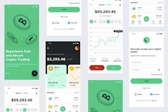 develop crypto wallet app, fintech app, wallet app and crypto exchange website