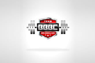 create power lifting boss barbell club logo