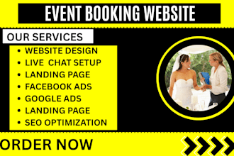 event space website online venue reservation website