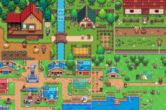 2d pixel game art assets pixel art tileset 2d sprite tile map sprite sheet rpg