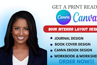design canva ebook book formatting kdp journal planner training manual booklet