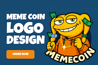 do meme coin crypto cryptocurrency logo design