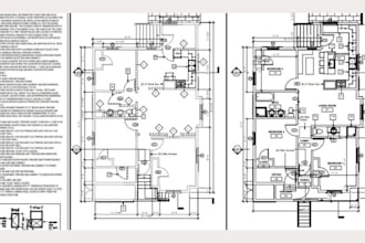 draft city permit ,home plan ,mep ,framing plans, foundation, structural drawing