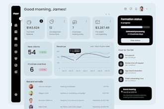 develop inventory lms accounting erp admin dashboard or fleet management systems