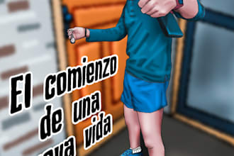 illustrate a portrait with a photo