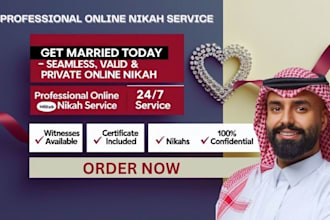 perform online islamic nikah with official documentation as professional imam